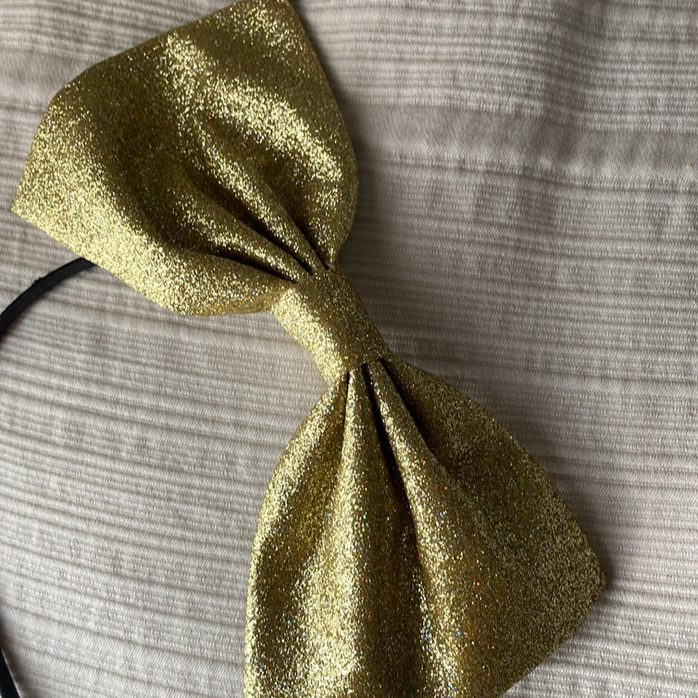 Gold Bow Headband - Picture 3 of 6